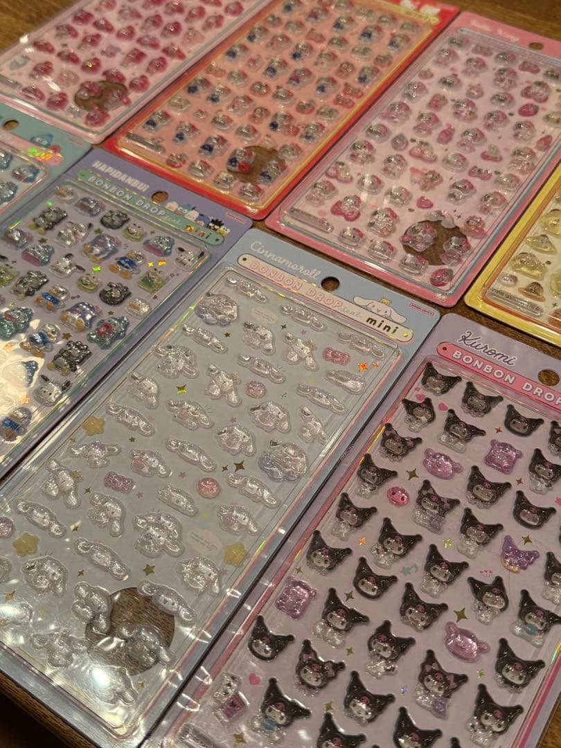 【正規】サンリオ ボンボンドロップシールミニ 全種