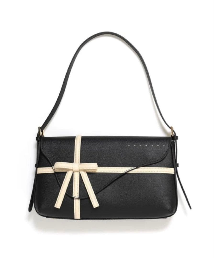 ✨アンドマリー Valentine ribbon leather bag