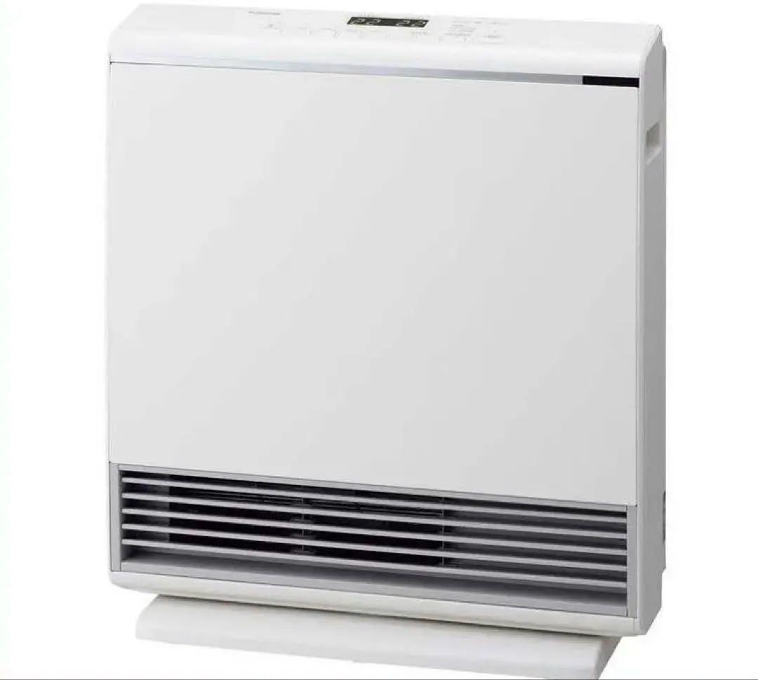 新品未開封 ガスファンヒーター オフホワイト 都市ガス 140-6203