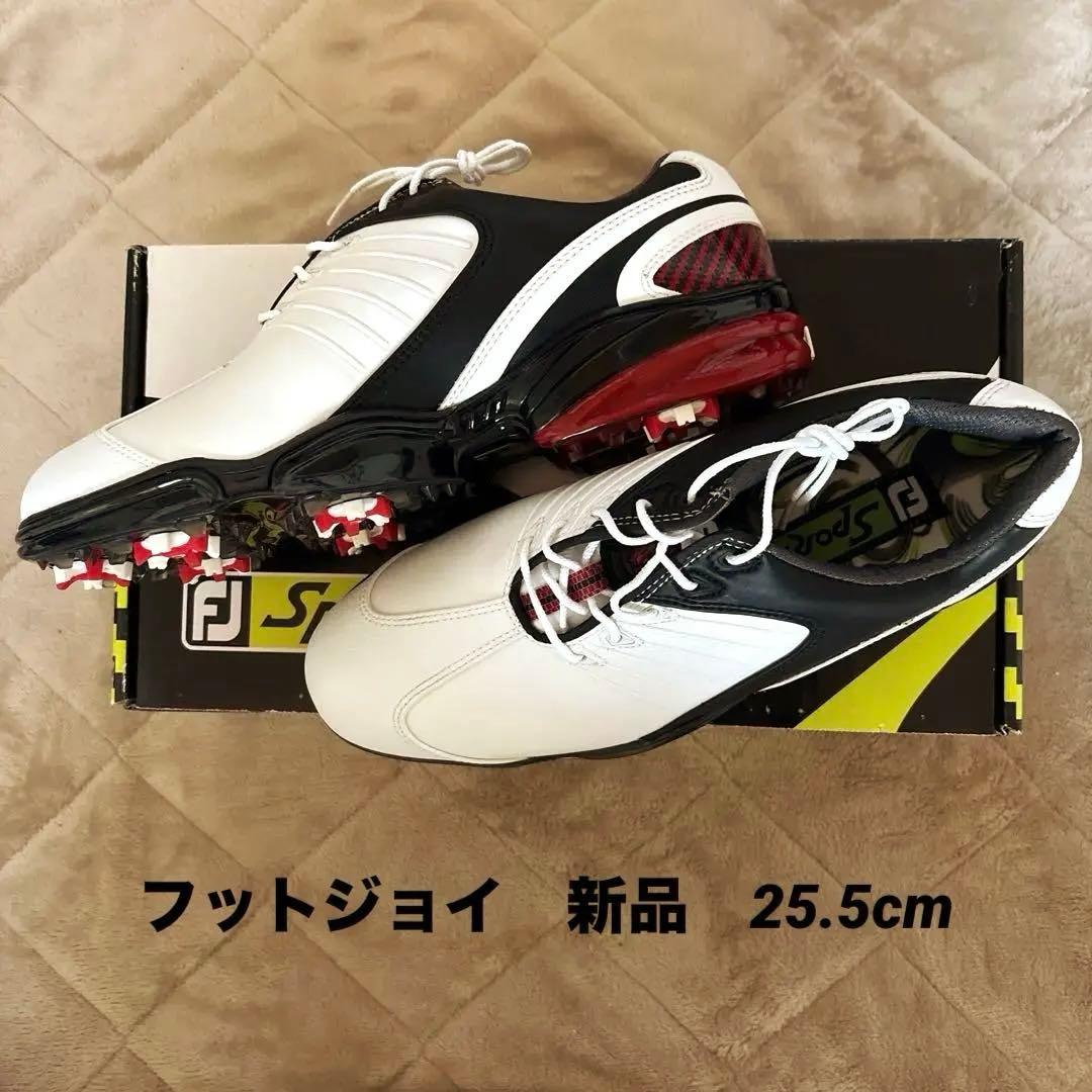 新品　フットジョイ　ゴルフシューズ　25.5