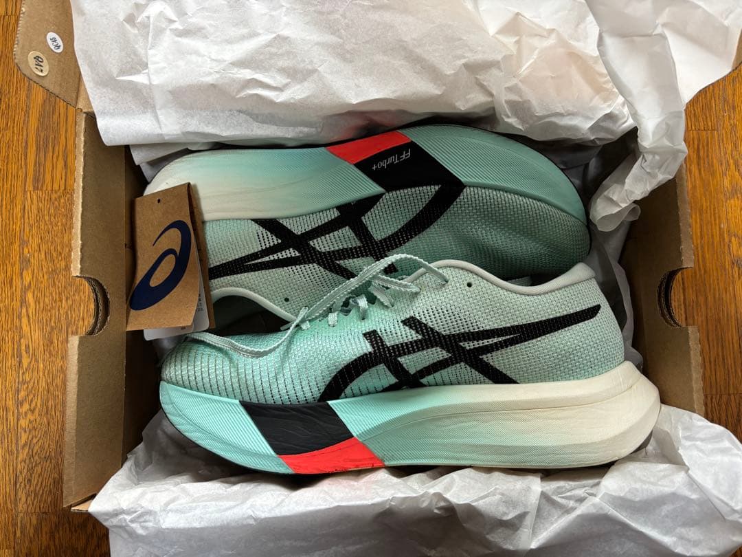 【美品完品】アシックス メタスピードエッジ パリ 28cm 走行距離60km