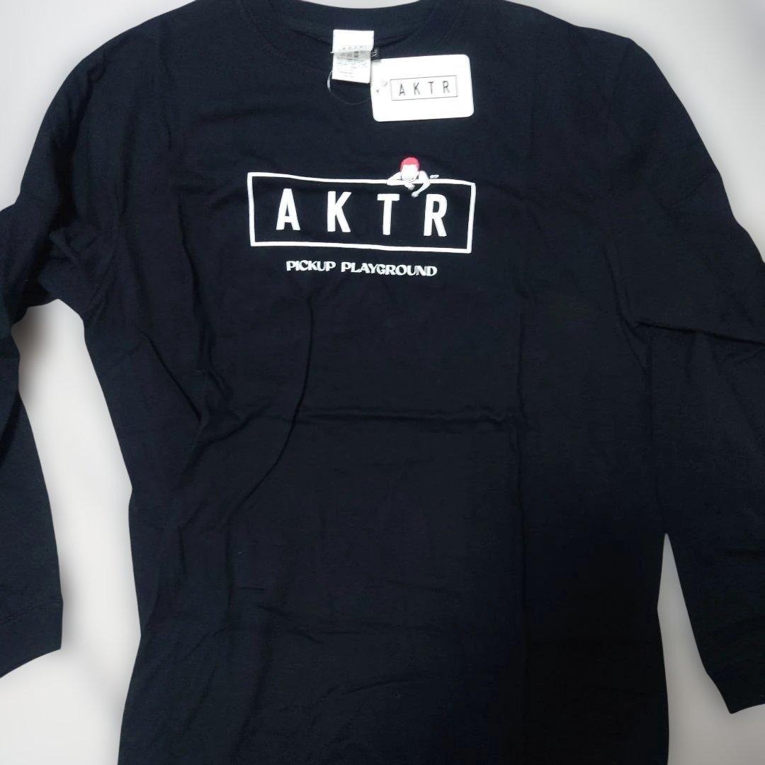AKTR×スラムダンク ロングTシャツ ブラック