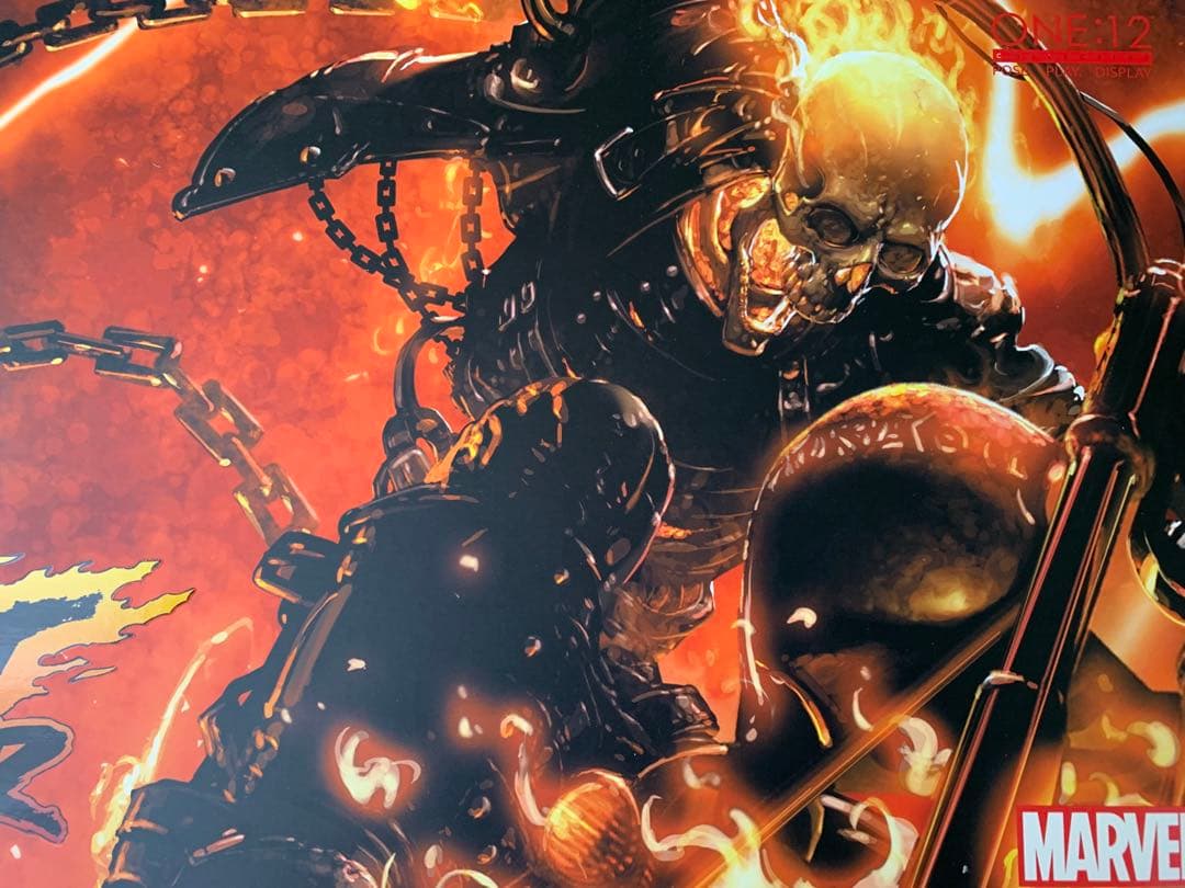 メズコ　ゴーストライダー with ヘルバイク　one:12