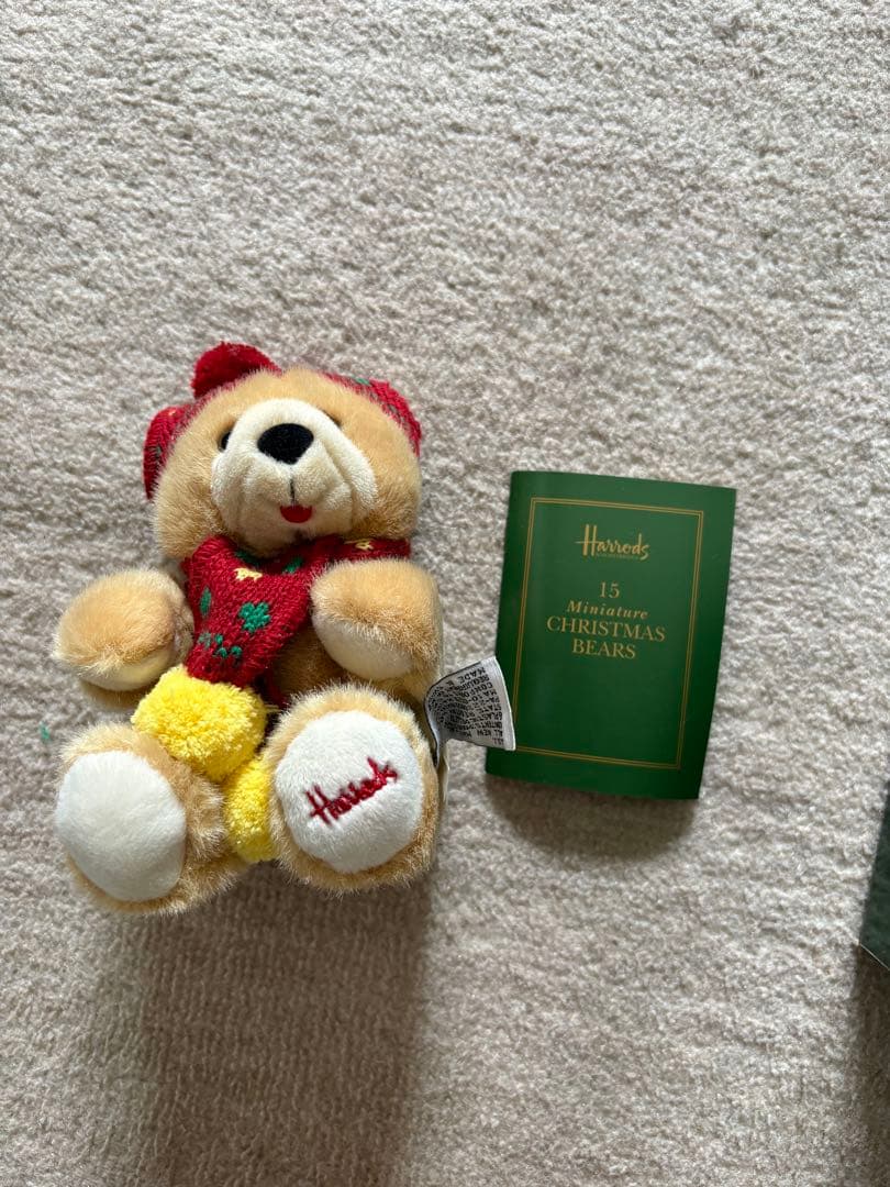 ぬいぐるみ Harrods 15 Miniature Christmas Bears