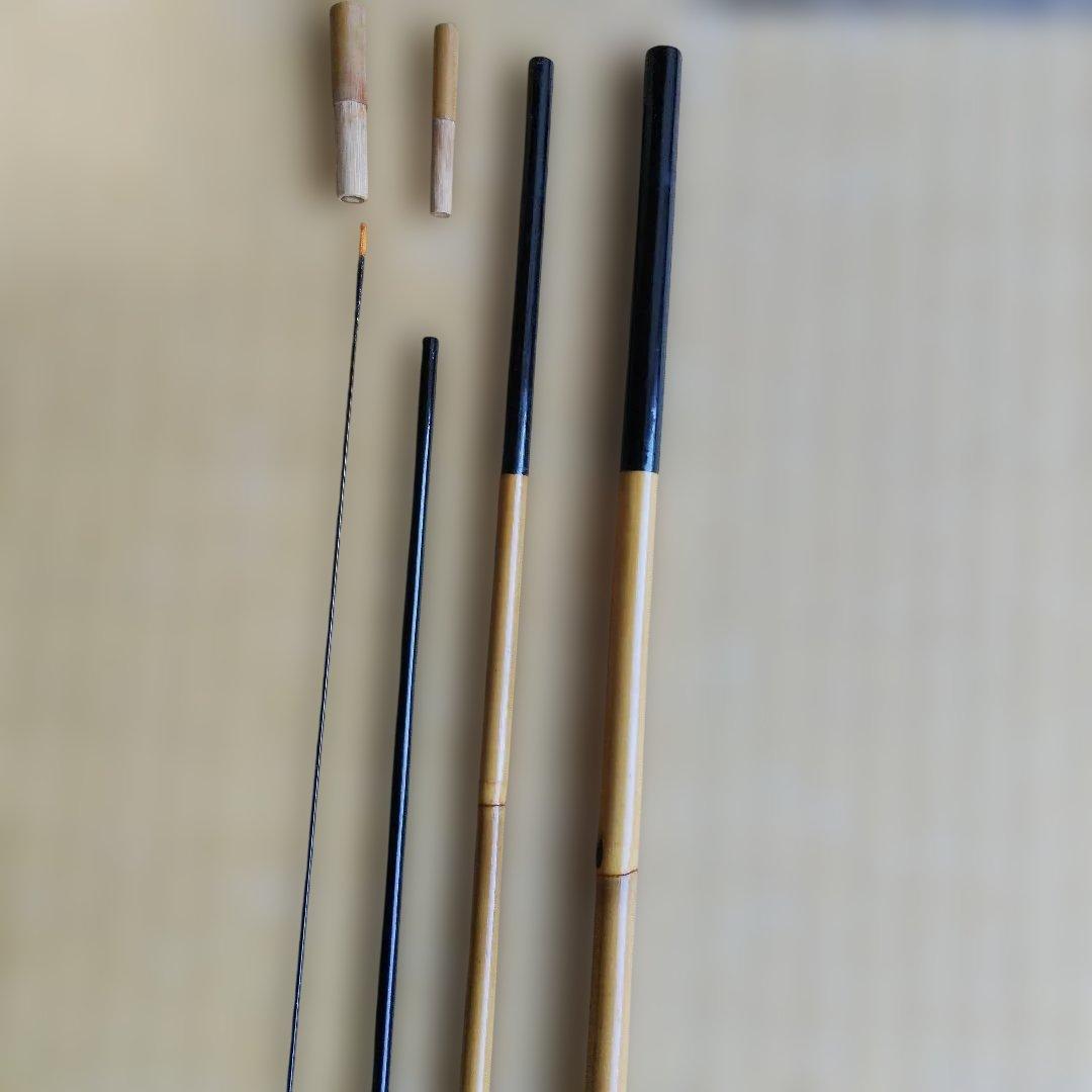 ヘラブナ竿 竹製 4本物