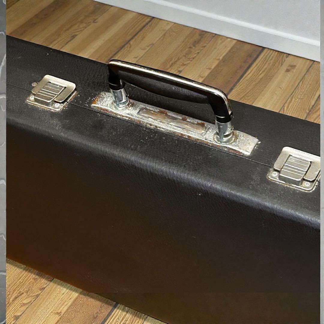 長唄三味線 中棹 硬木棹 木製糸巻・胴掛（五厘大） ハードケース付 現状品