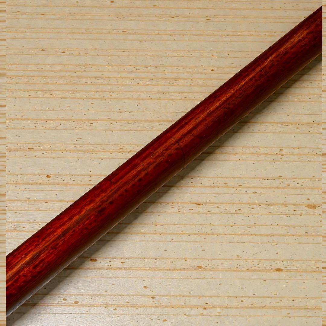 長唄三味線 中棹 硬木棹 木製糸巻・胴掛（五厘大） ハードケース付 現状品