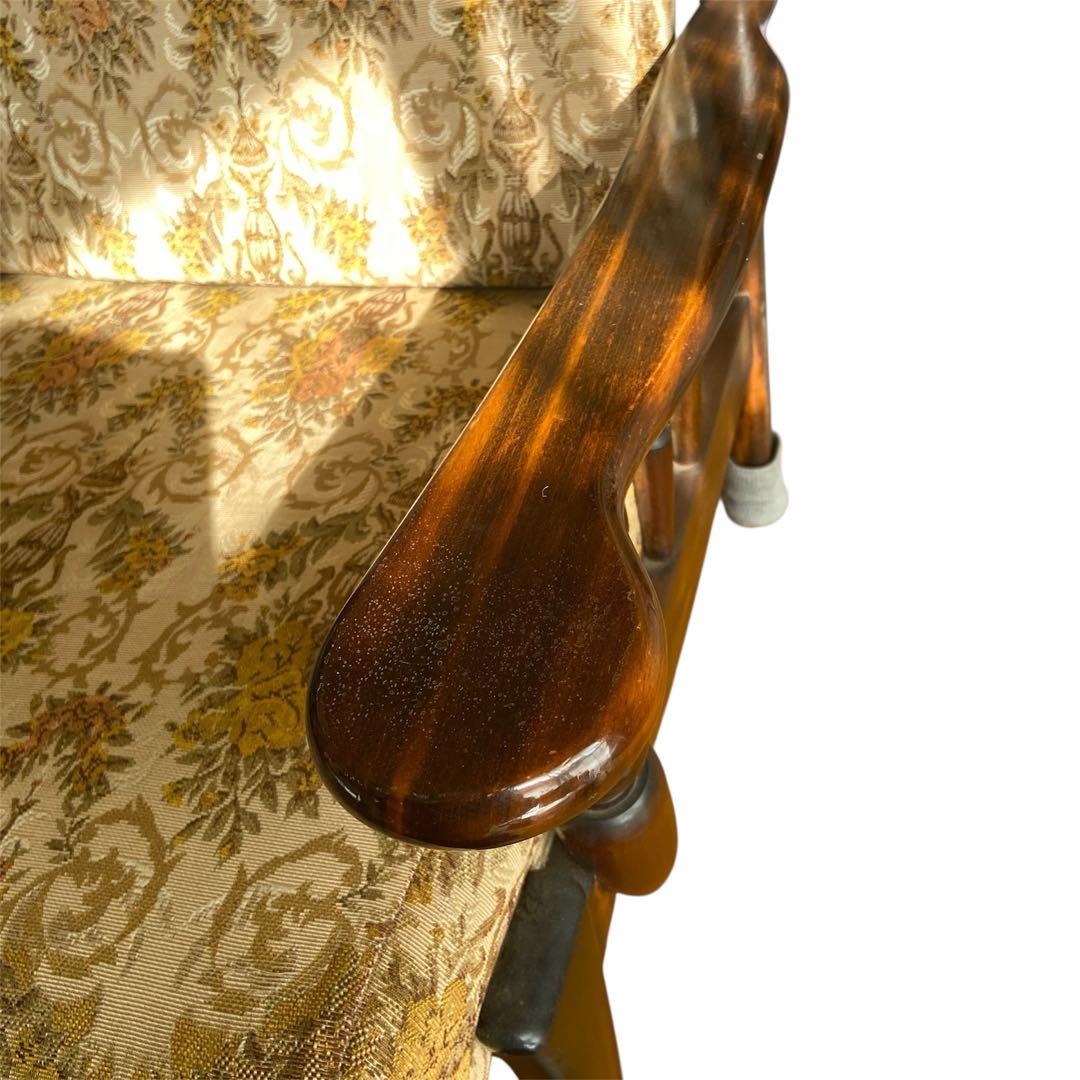 【週末セール】カリモク コロニアル 1人掛けソファ アームチェア ヴィンテージ