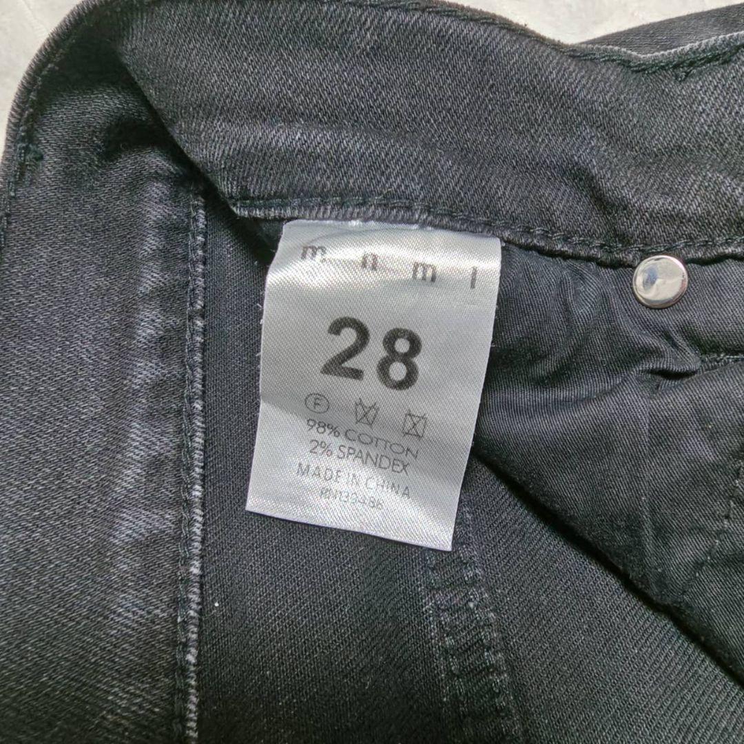 mnml ダメージ加工 ストレッチ スキニー デニムパンツ 28 ミニマル