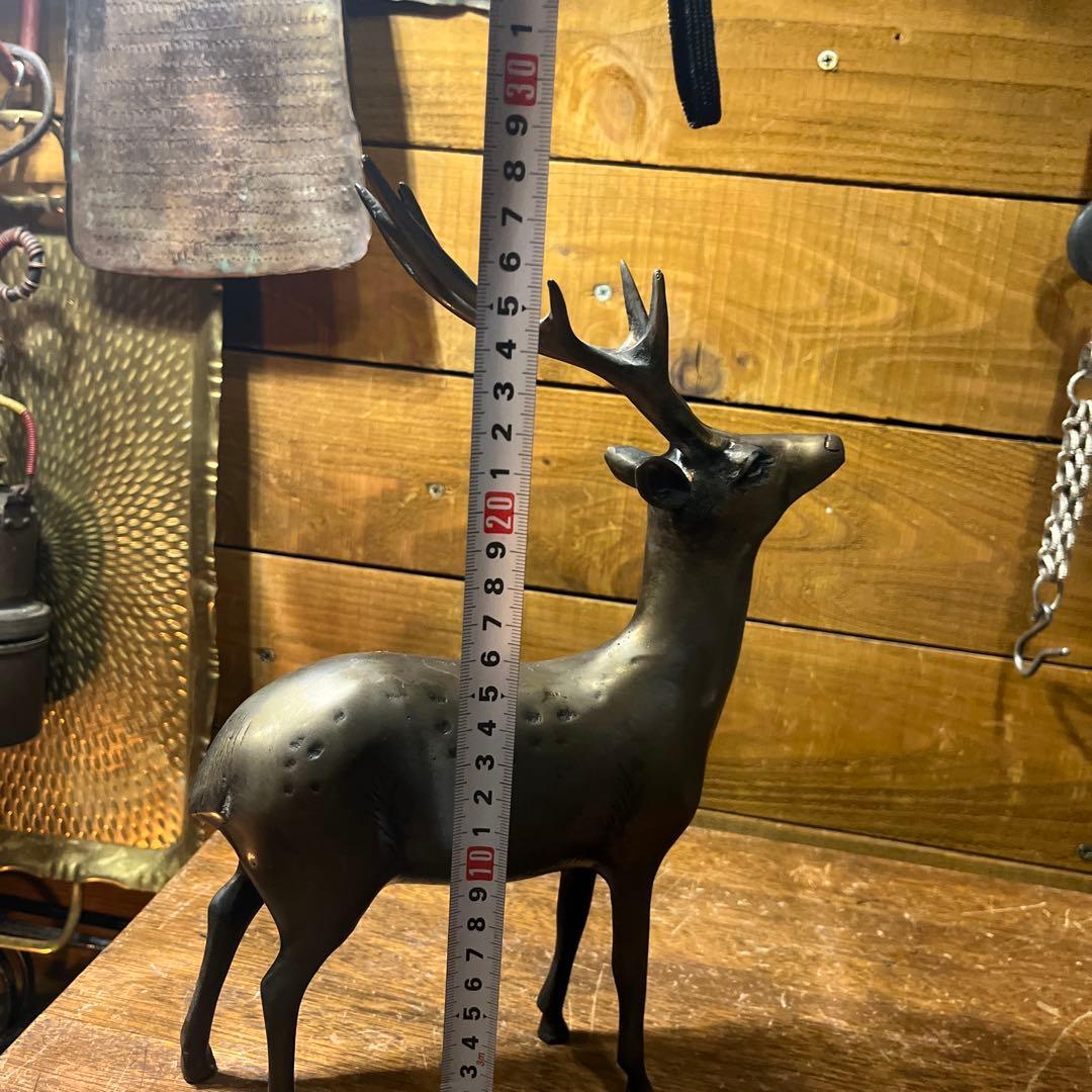 ヴィンテージ真鍮鹿