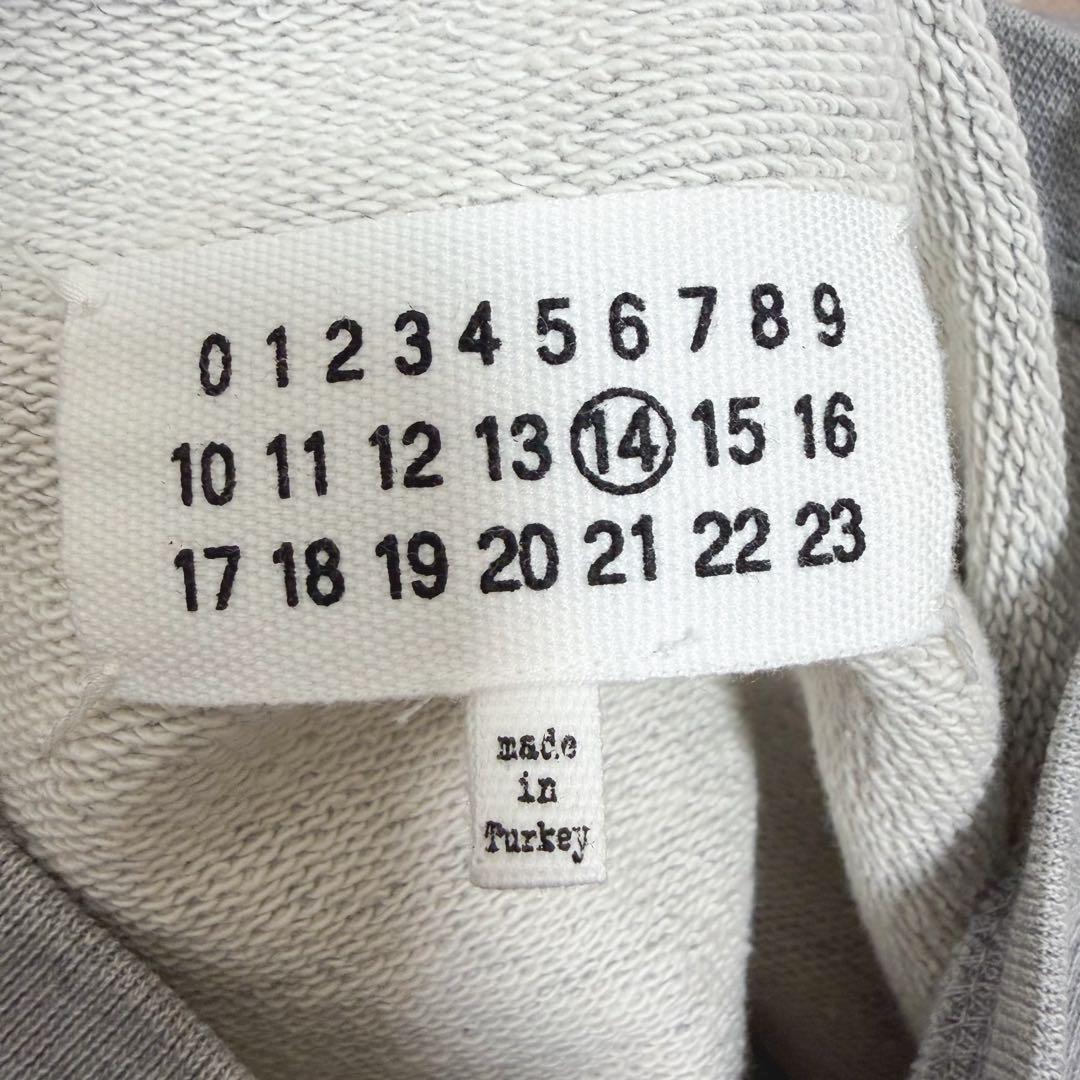 メゾンマルジェラ エルボーパッチ　トレーナー　スウェット　メンズ