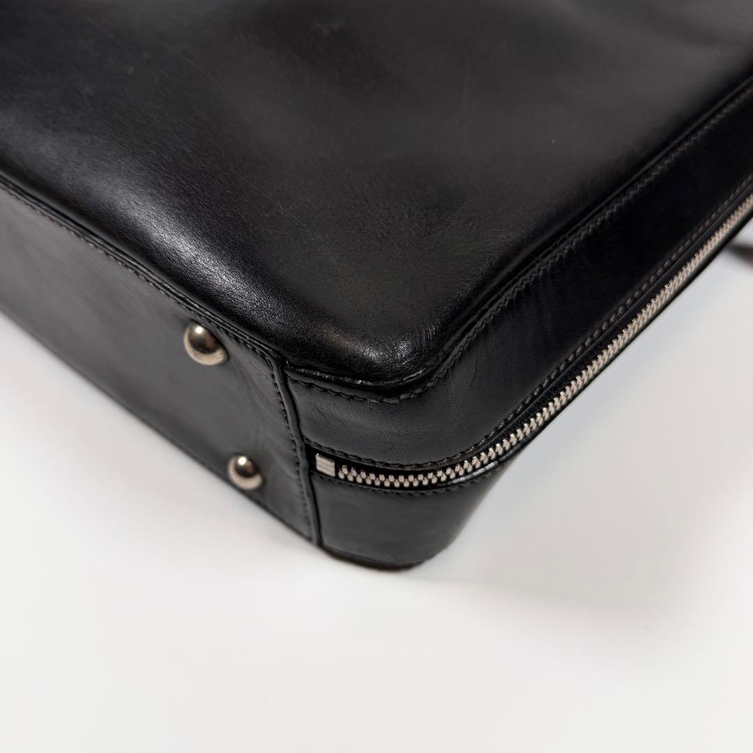 【美品】ソメスサドル　ビジネスバッグ　2way イノベーション　レザー　黒色