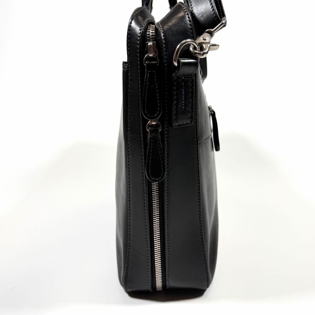 【美品】ソメスサドル　ビジネスバッグ　2way イノベーション　レザー　黒色