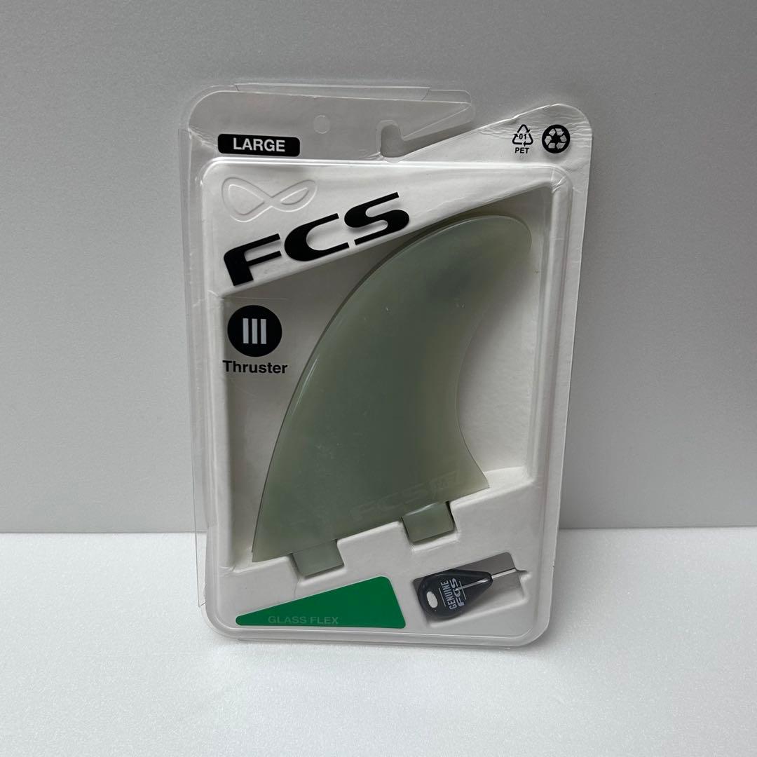 ② FCS M7 NATURAL GLASS FLEX TRI FIN SET