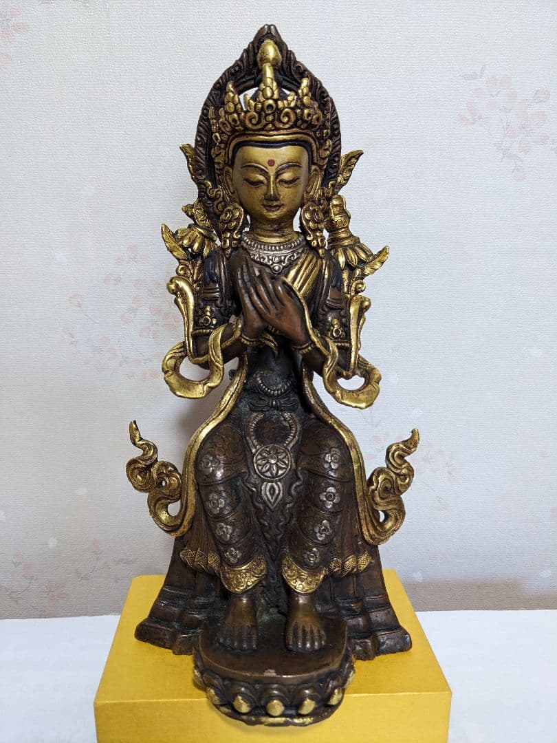 ♦中国 唐銅 仏像 古玩 仏教美術 仏具 古銅 釈迦如来坐像 古美術品 骨董品