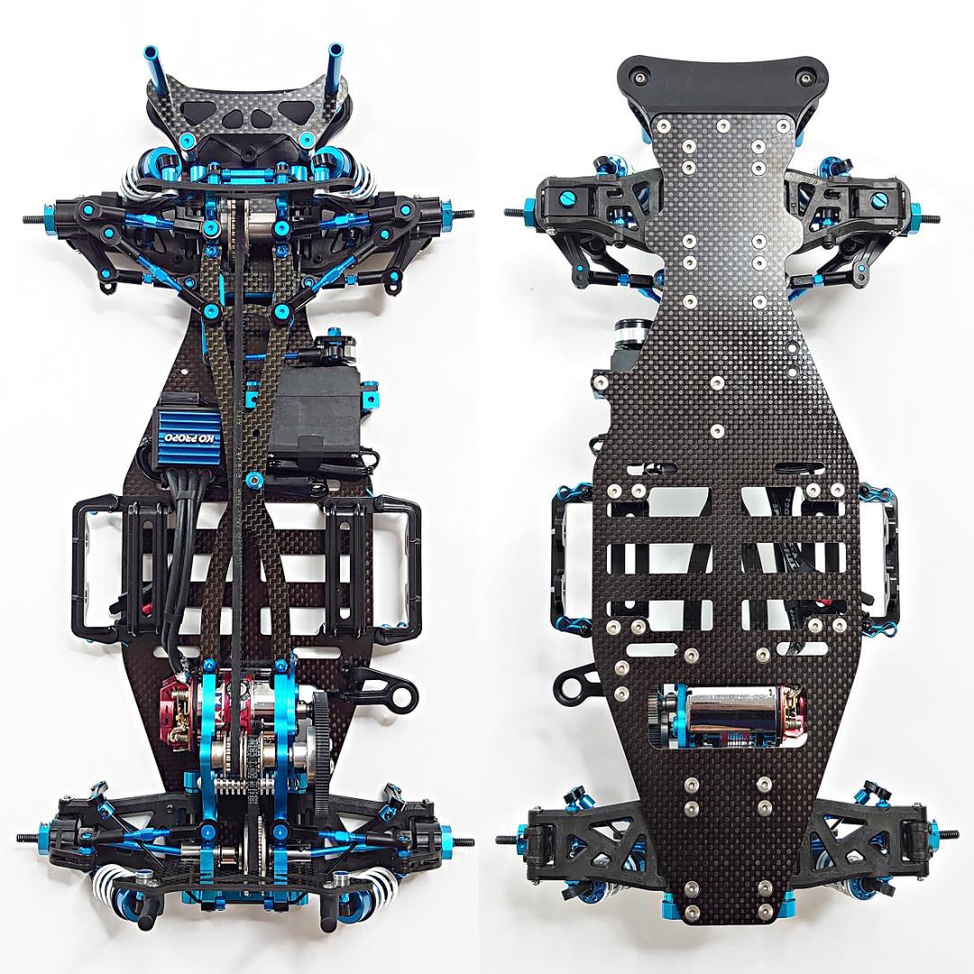 タミヤ TRF414M ＜レストア済＞ カーボンロアデッキ新品｜オプション多数