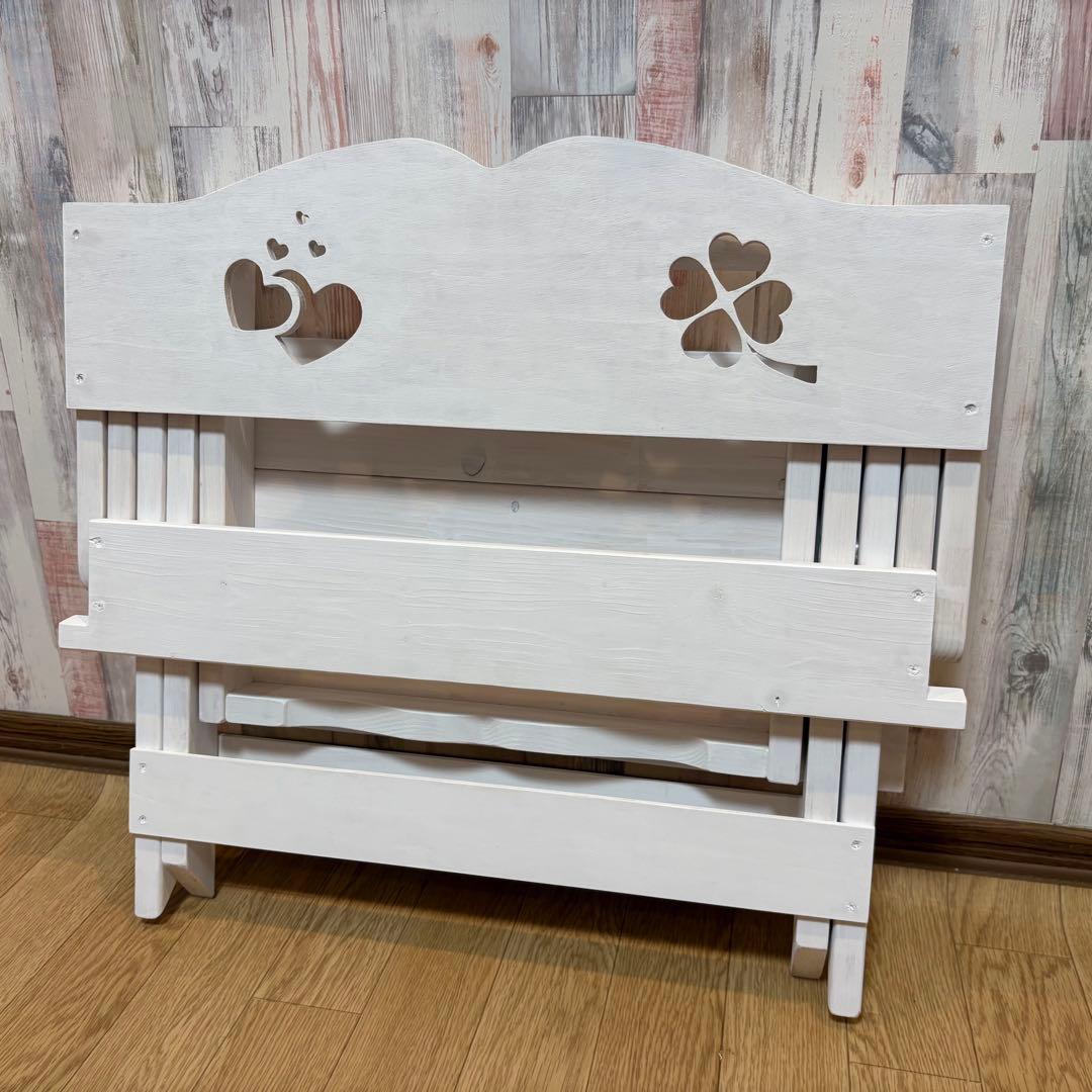 ハンドメイド　ペット用　折りたたみ式　可愛い　ベンチ　撮影用