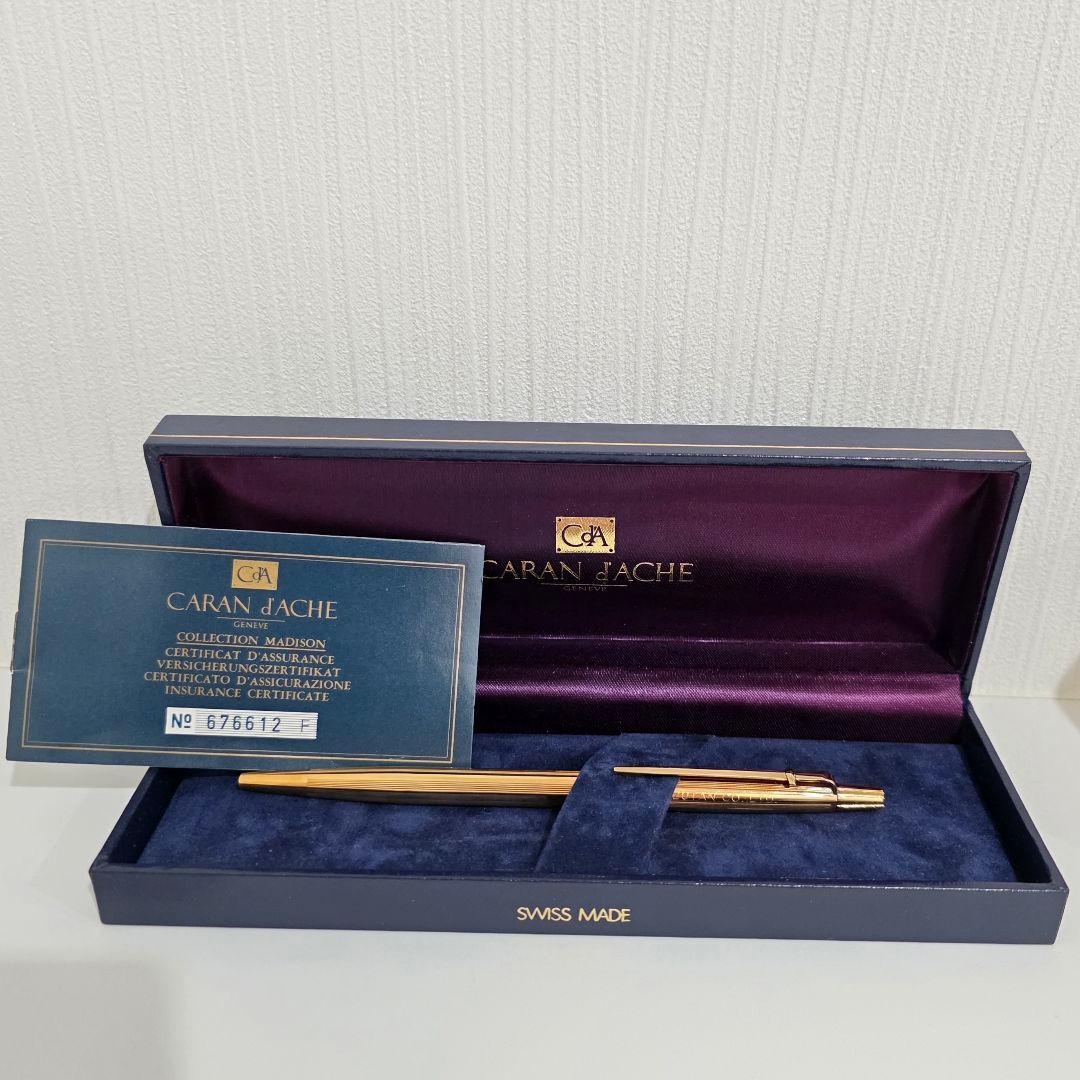 極美品⭐廃盤品 CARAN d’ACHE 高級ボールペン エペ シズレ 18K