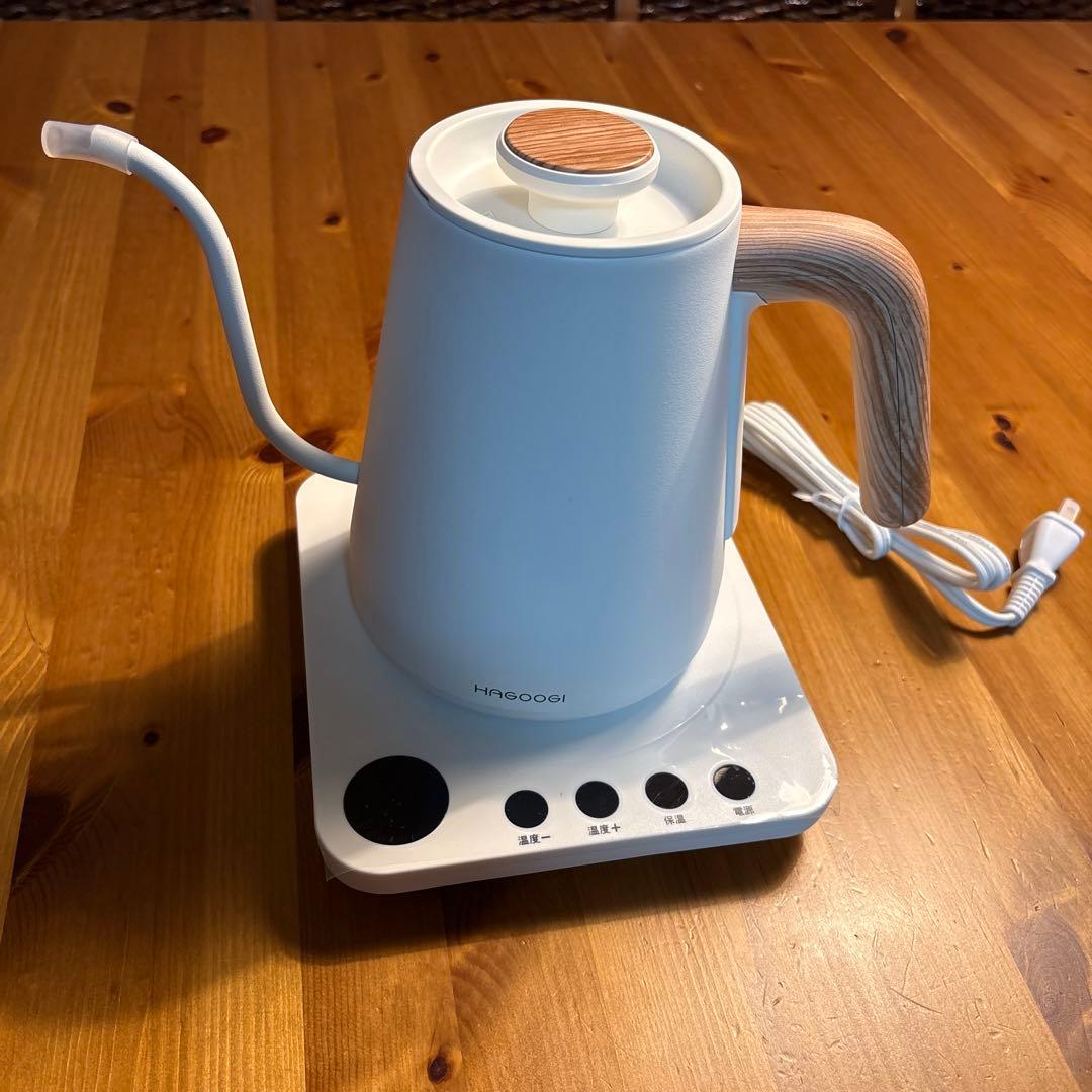 HAGOOGI HAG50001 ホワイト 電気ケトル 温度調整機能付き