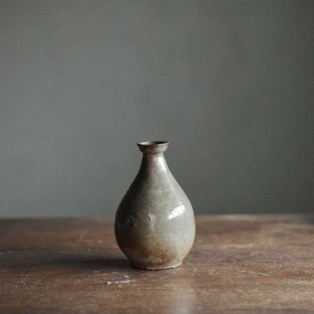 高麗青磁 徳利 容量約200ml 独酌に 古美術 古道具 アンティーク 朝鮮美術