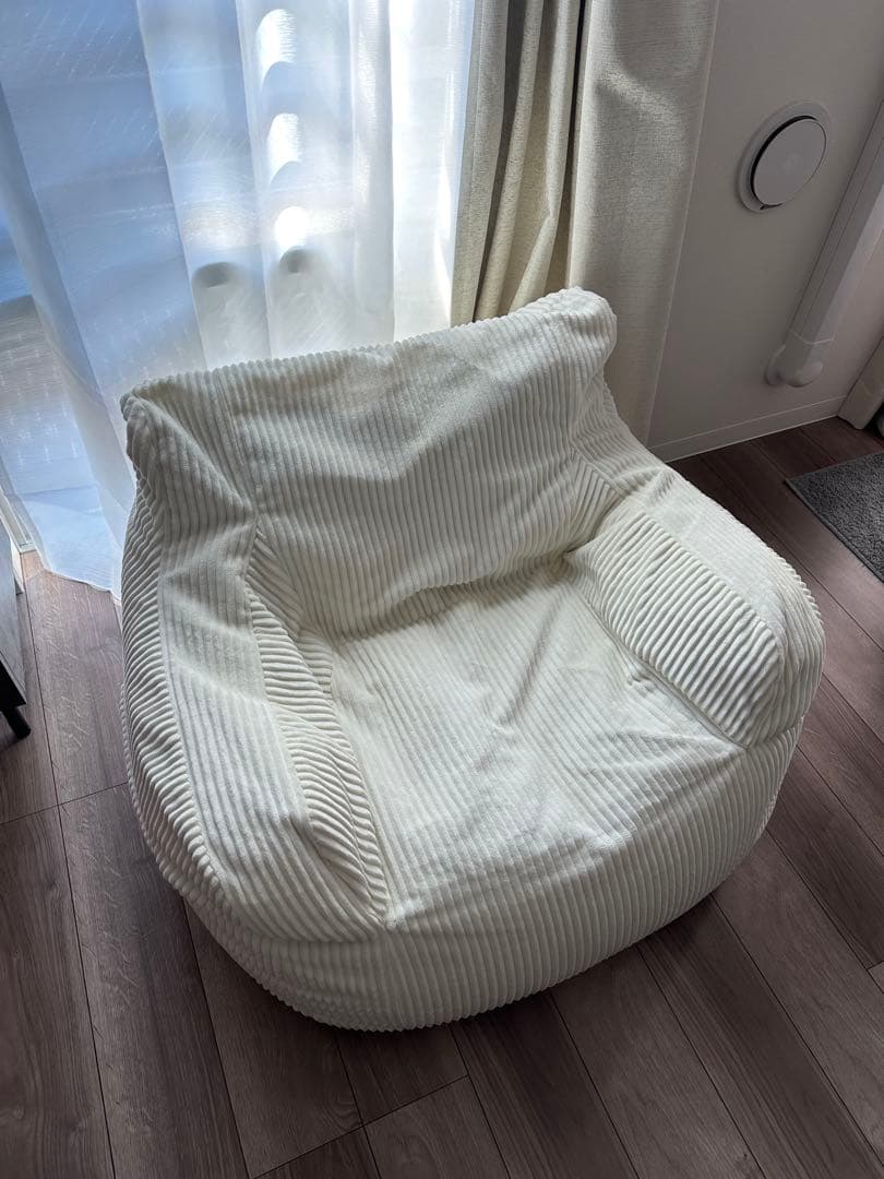 LOOSY 1人掛けビーズソファIvory