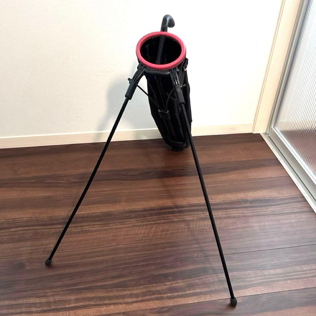 ルコックゴルフ セルフスタンド付きキャディバッグ ブラック