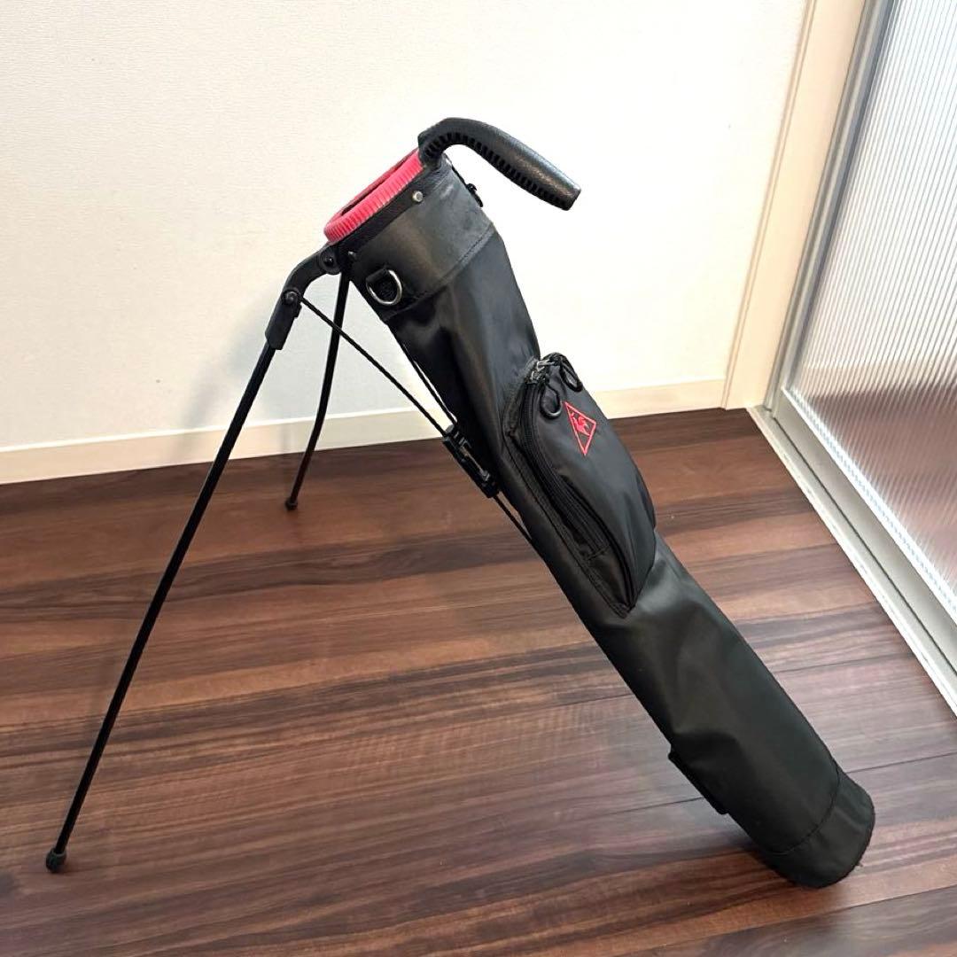 ルコックゴルフ セルフスタンド付きキャディバッグ ブラック