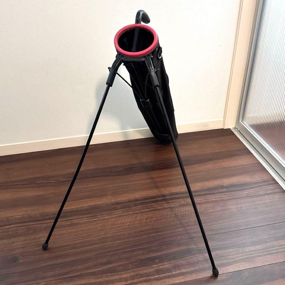 ルコックゴルフ セルフスタンド付きキャディバッグ ブラック