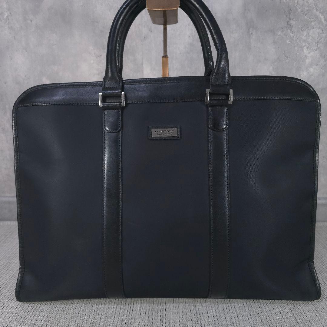 バーバリー　ブラックレーベル　ノバチェック　ビジネスバッグ　ブリーフケース