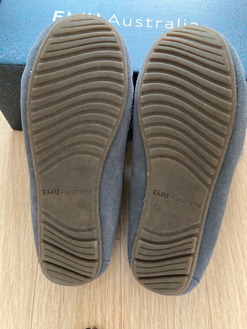 EMU Australia チャコール モカシン超美品