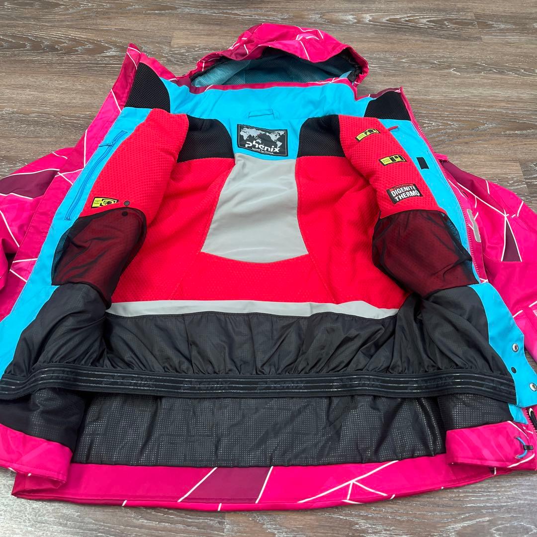 フェニックス 総柄 メンズL スキーウェア デモ　男性