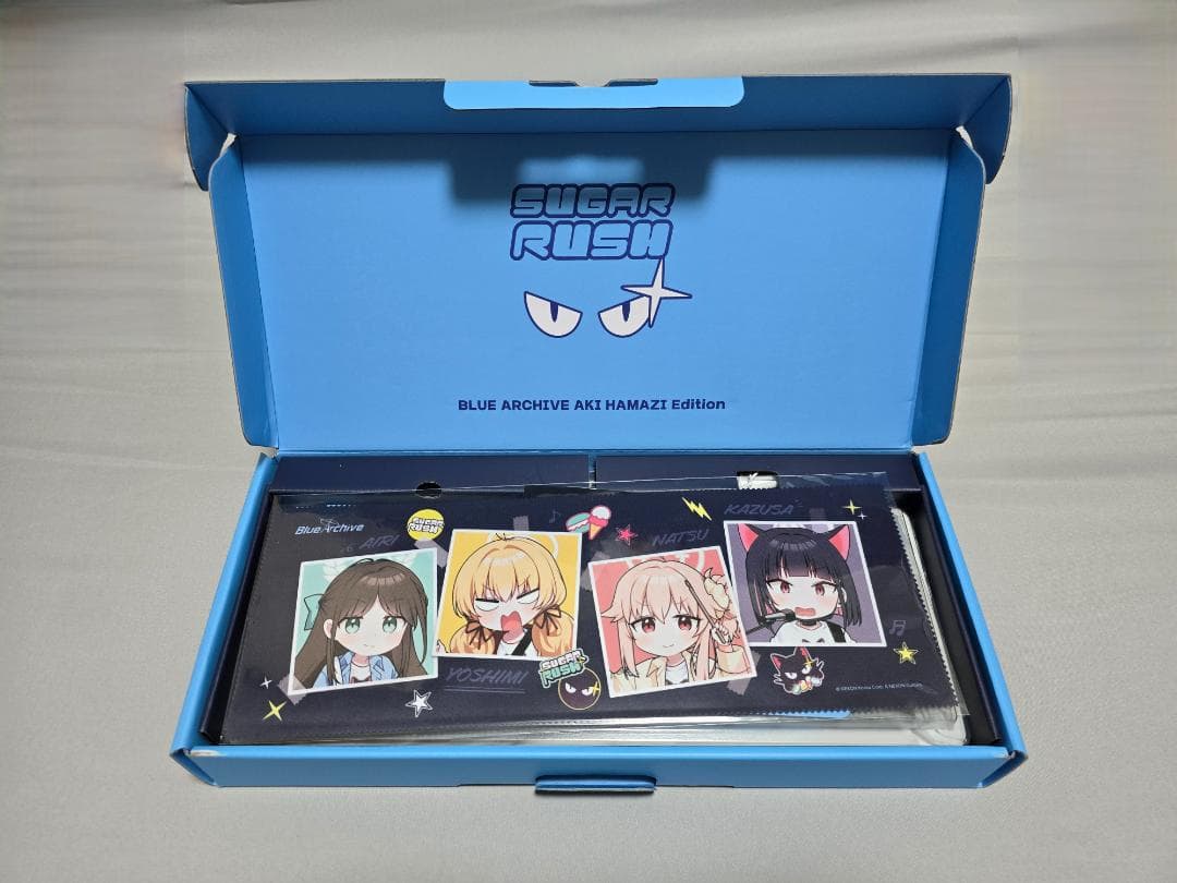 韓国限定 ブルーアーカイブ×はまじあき キーボード デスクテリアパッケージ