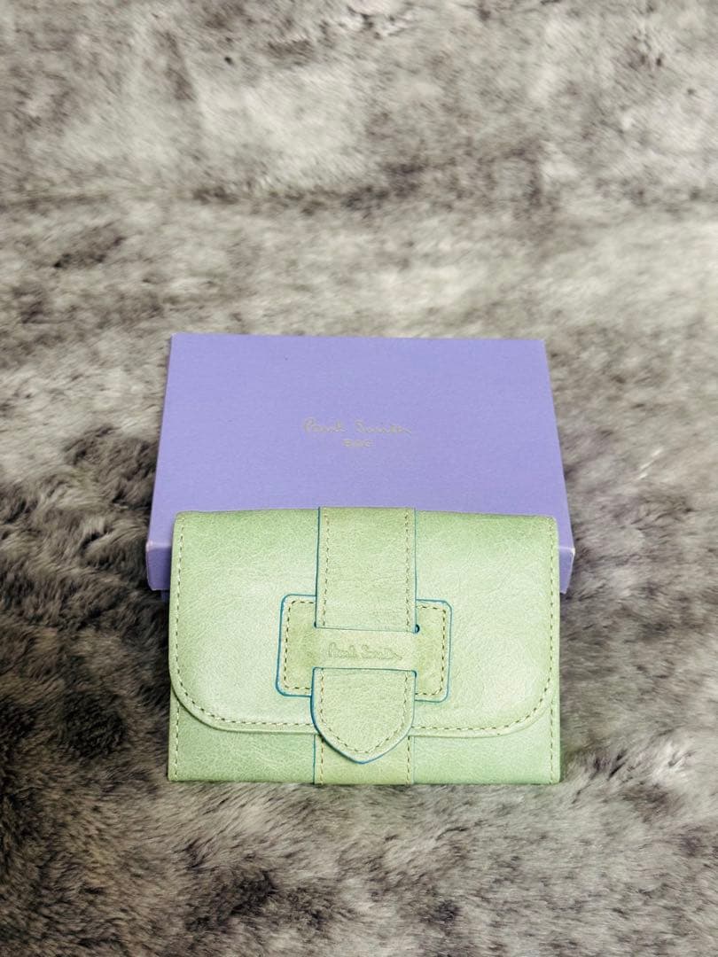 『レアカラー』Paul Smith ポールスミス　名刺入れ スカイブルー　箱