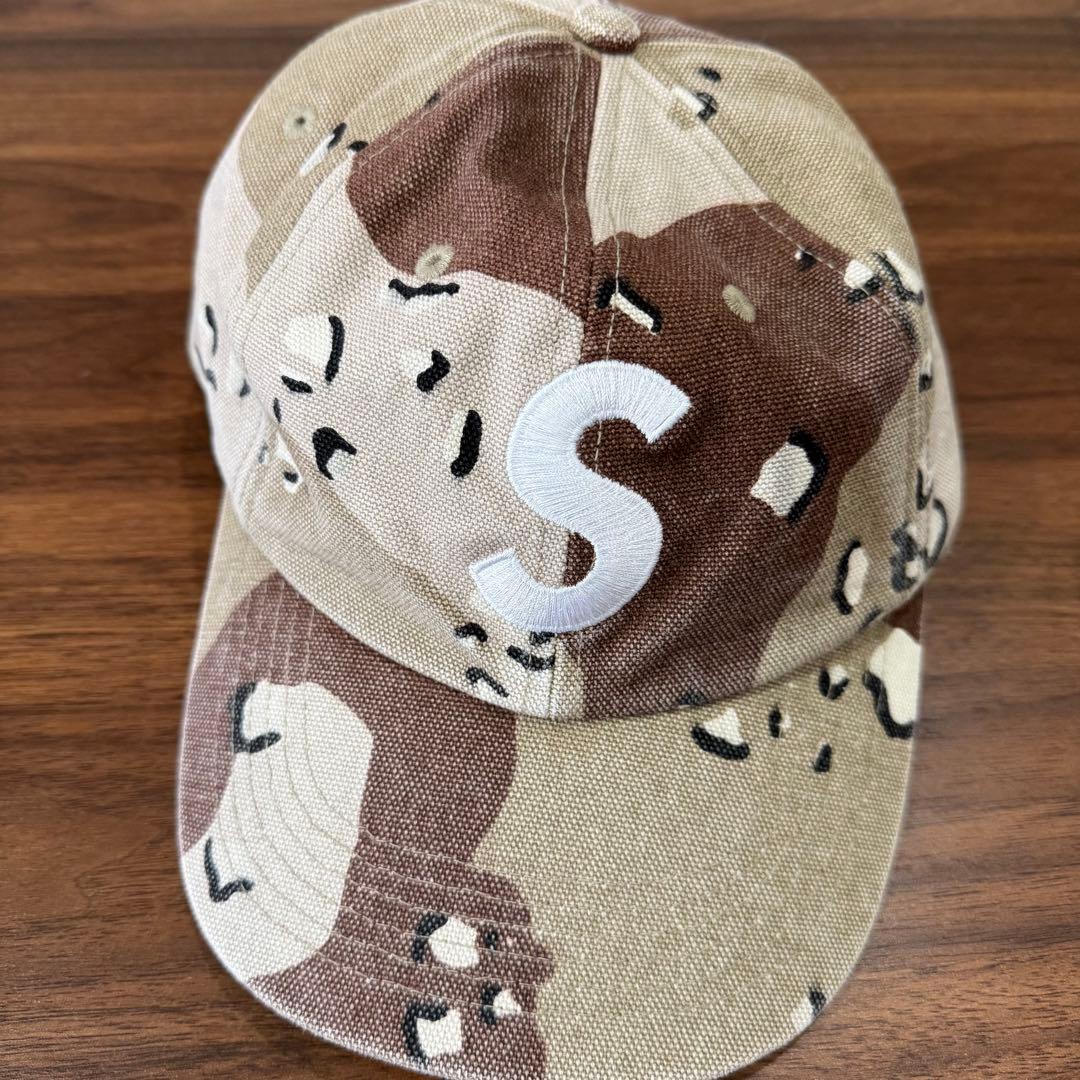 supreme Pigment S Logo 6-Panel キャップ カモ