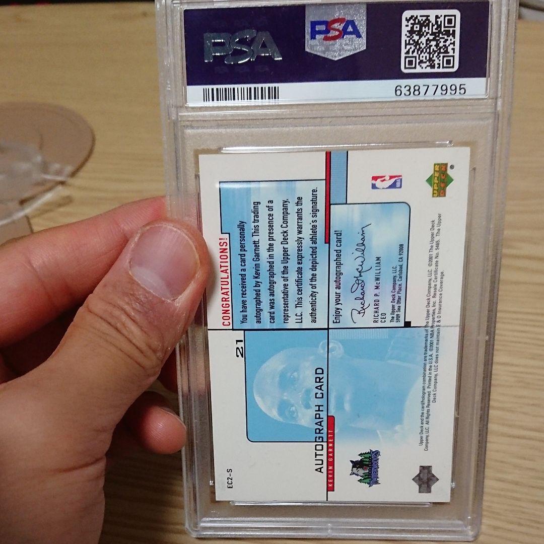 その他 KEVIN GARNETT auto psa9