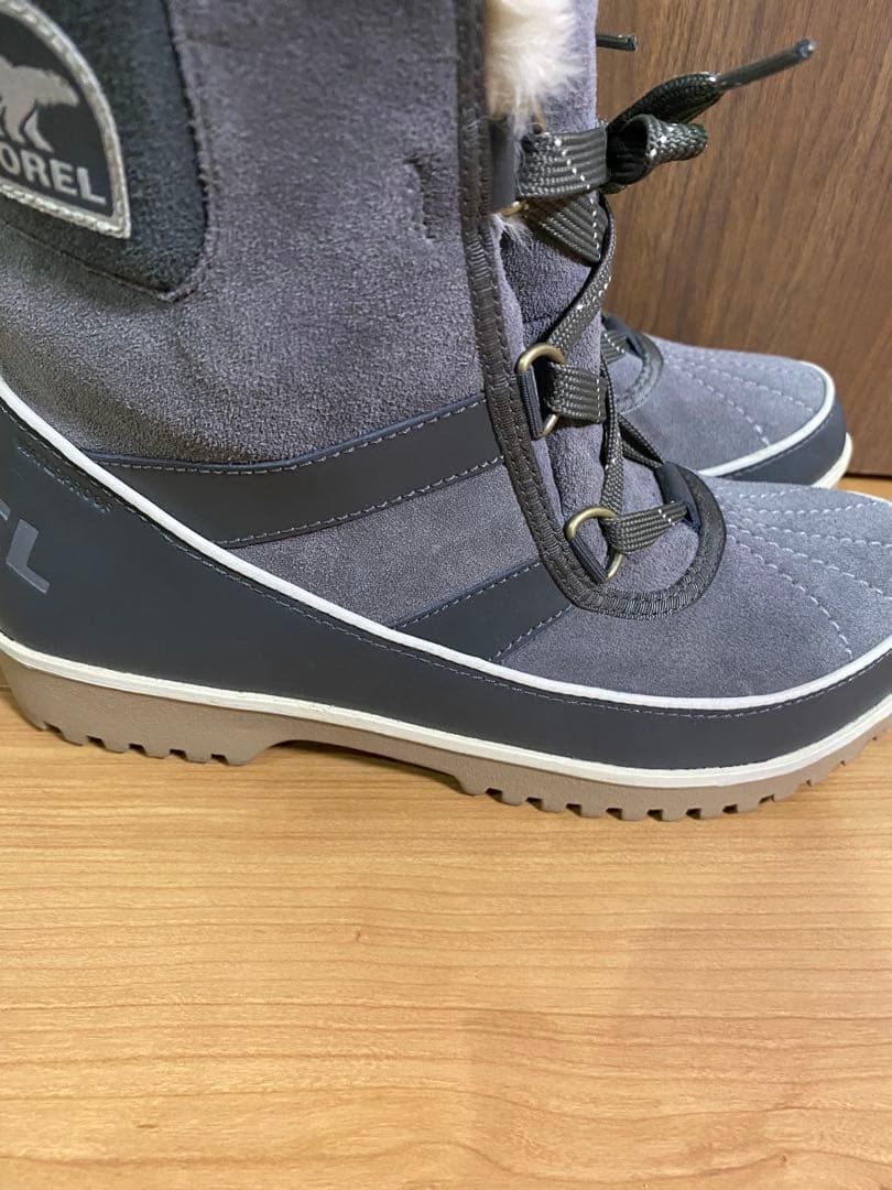 【未使用に近い】SORELティボリ　グレー　25㎝