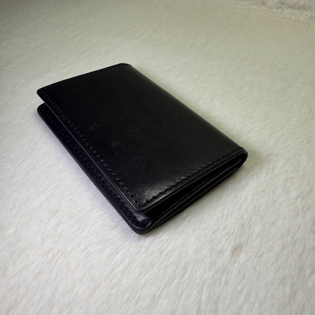 Hender Scheme 黒 レザー 名刺入れ　カードケース　定期入れ