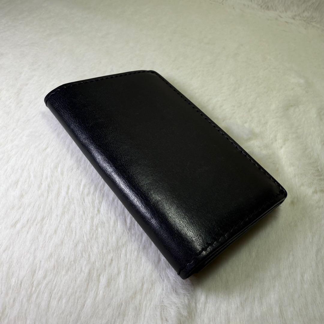 Hender Scheme 黒 レザー 名刺入れ　カードケース　定期入れ