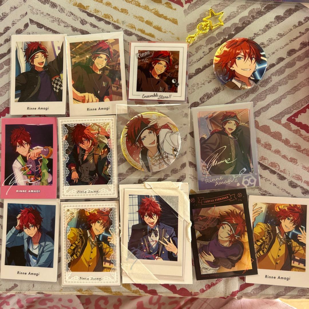 Rinne Amagi ブロマイドセット 枚缶バッジ付き
