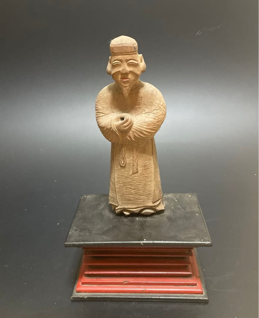 時代物　木喰仏　在名あり　仏像