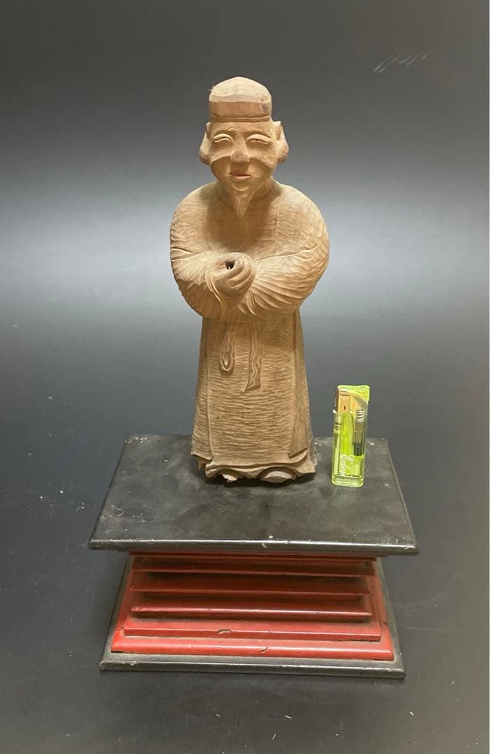 時代物　木喰仏　在名あり　仏像