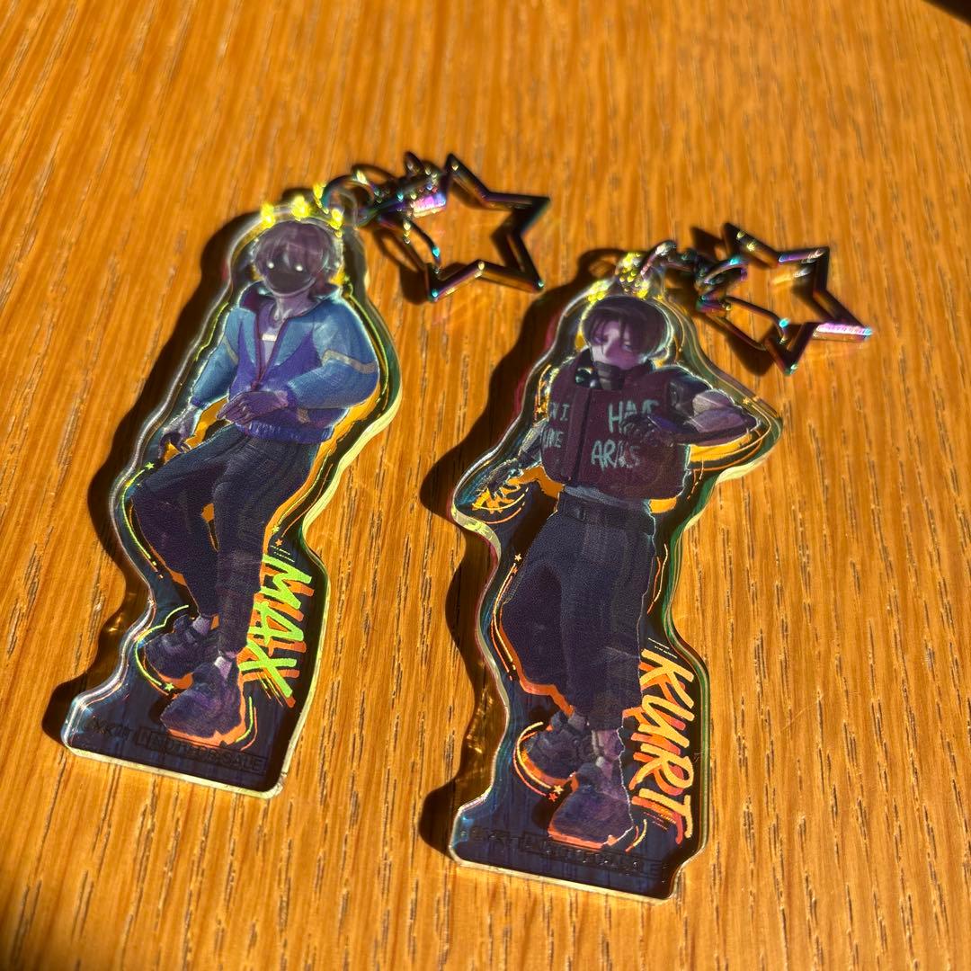 ミルキーサブウェイ オーロラアクリルキーホルダー 特典 カート・マックス