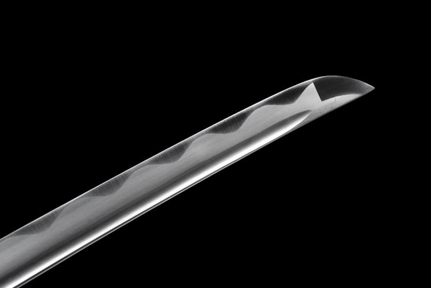 武具　刀装具　日本刀　模造刀   居合刀 銀竜武士刀（炭素鋼）