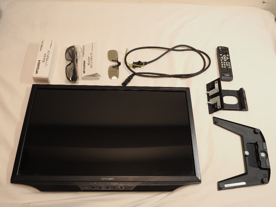 3D眼鏡ありMITSUBISHI RDT234WX-3D(BK) 23.4インチ