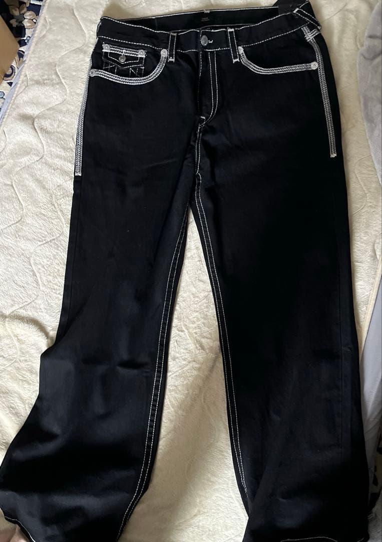 パンツ VINNY SUPER T FLATLOCK ULTRA BAGGY JEAN