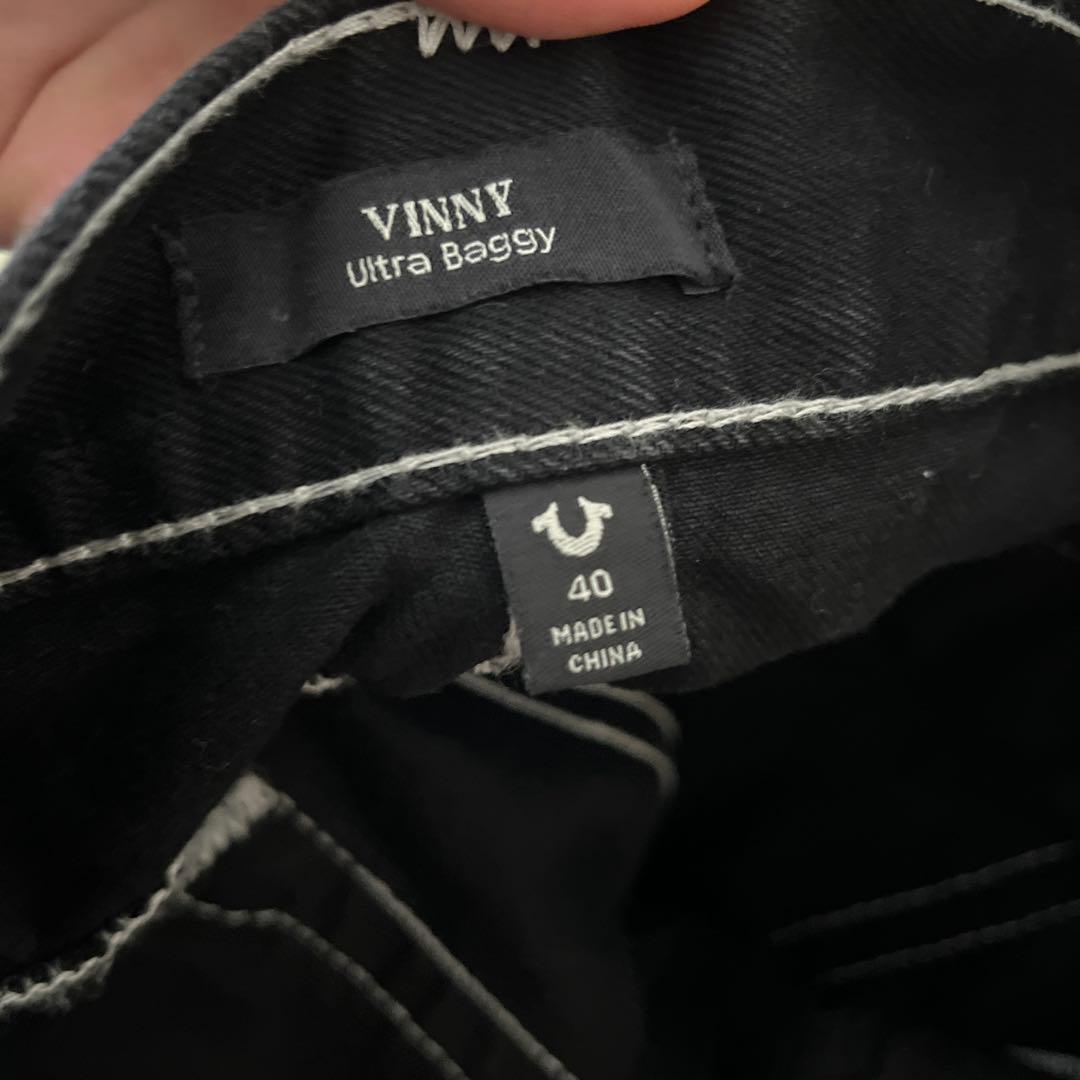 パンツ VINNY SUPER T FLATLOCK ULTRA BAGGY JEAN