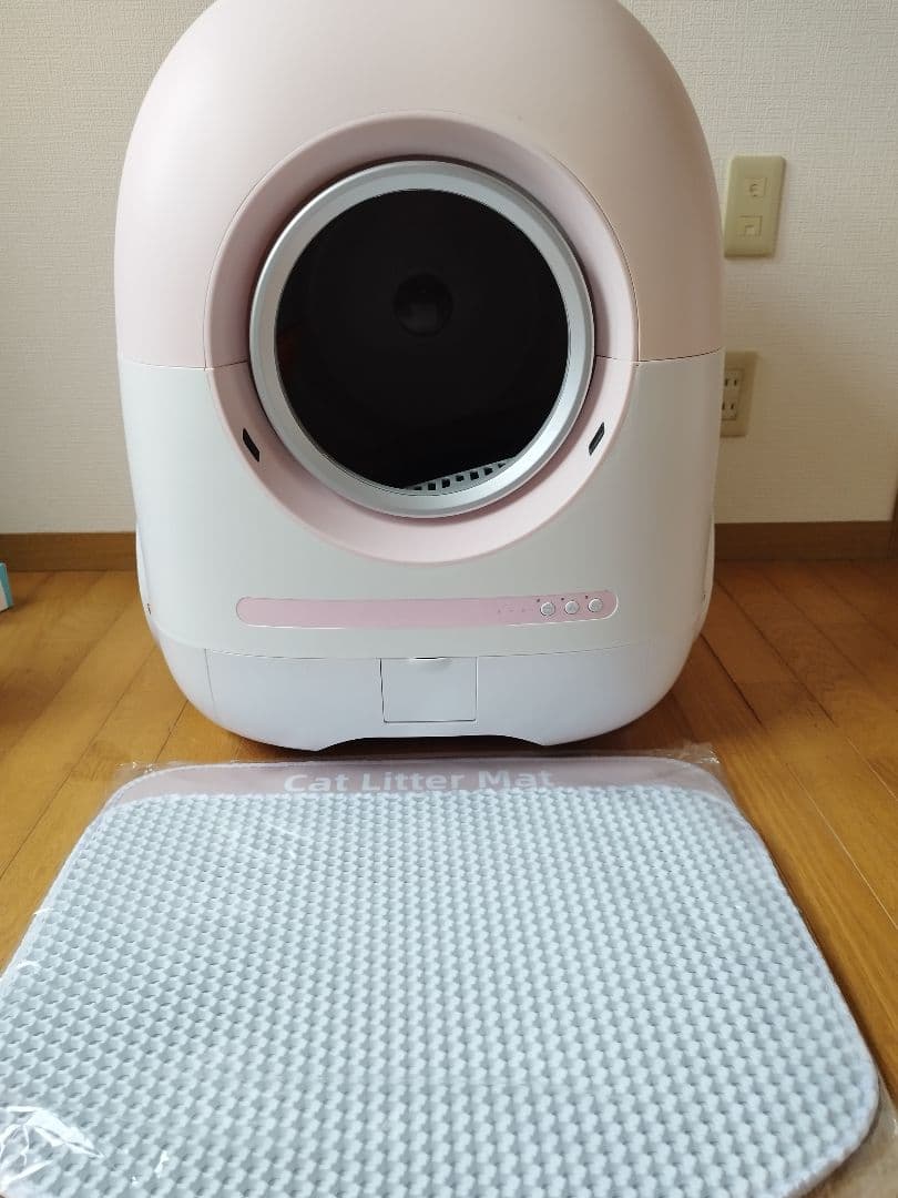 猫用自動清掃トイレ ピンク