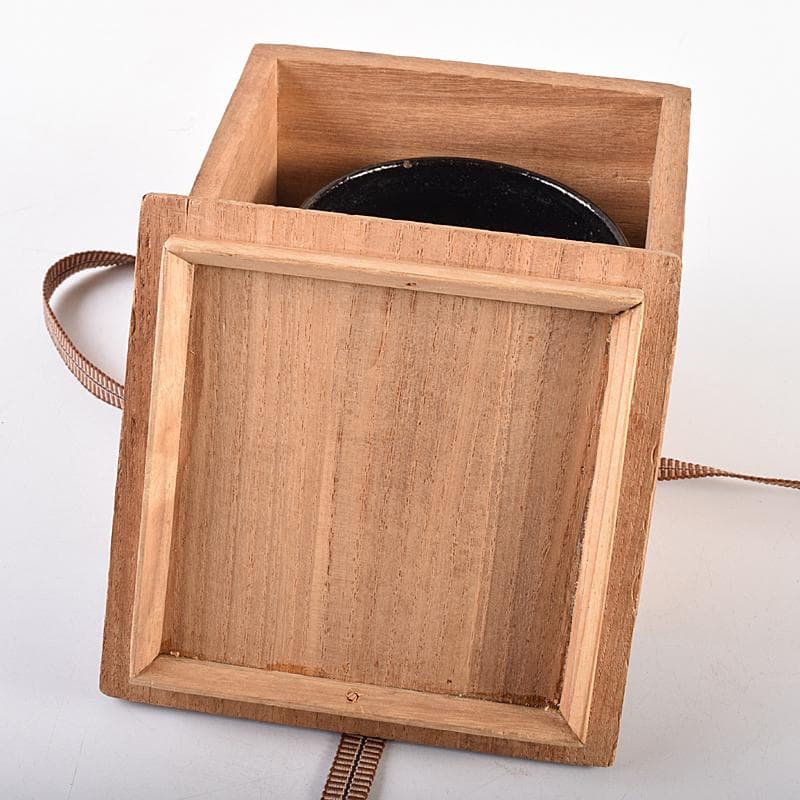 茶道具　楽吉左衛門　黒楽茶碗　共箱　M　R7666