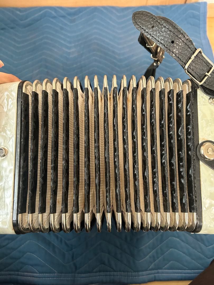 TOMBO アコーディオン J261 ホワイト 希少