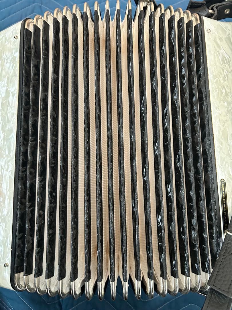 TOMBO アコーディオン J261 ホワイト 希少